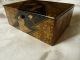 Antique French Chinoiserie Papier Paper Mache Box Boxes photo 2