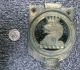 Antique Brass Lion Head Door Knocker Made In Scotland Metalware photo 2