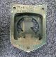 Antique Brass Lion Head Door Knocker Made In Scotland Metalware photo 3