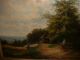 Very Old Oil Painting,  { + - 1780 Landscape With Sheep,  Is Finished Finely }. Other photo 9