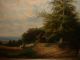 Very Old Oil Painting,  { + - 1780 Landscape With Sheep,  Is Finished Finely }. Other photo 4