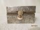 Antique Vtg Trinket Jewelry Box Holder Treasure Silver Metal Embossed Folk Art Metalware photo 1