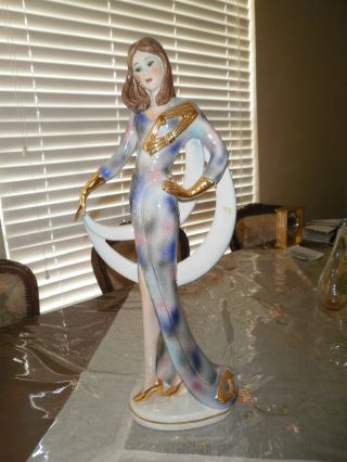 Antique Porcelain Capodimonte Figurine photo