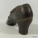 Antique Victorian Metal Shoe Pincushion With Sawdust Stuffing Metalware photo 4