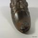 Antique Victorian Metal Shoe Pincushion With Sawdust Stuffing Metalware photo 6