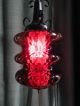 Vintage 3 - Tier Bubble Optic Glass Hanging Lamp With Light Diffuser Retro Lqqk Lamps photo 2