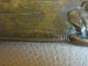 Antique Bronze / Brass Letter Opener Pharmacy French Paris Signed Metalware photo 2