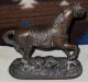 Antique Mid To Late 1800 ' S Bronze Copper Horse Statue Metalware photo 3