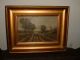 Old Oil Painting,  { Man With His Sheep,  Signed J.  De Herder,  Frame }. Other photo 10