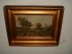 Old Oil Painting,  { Man With His Sheep,  Signed J.  De Herder,  Frame }. Other photo 11