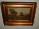 Old Oil Painting,  { Man With His Sheep,  Signed J.  De Herder,  Frame }. Other photo 1