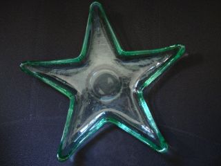 Modern Art Green Glass Vase photo