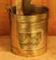 Compete Of Six Set Of Brass Nesting Measuring Cups Metalware photo 2
