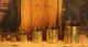 Compete Of Six Set Of Brass Nesting Measuring Cups Metalware photo 3