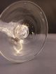 18th C Georgian English Blown Air Twist Wine Glass With Bell Bowl Stemware photo 6
