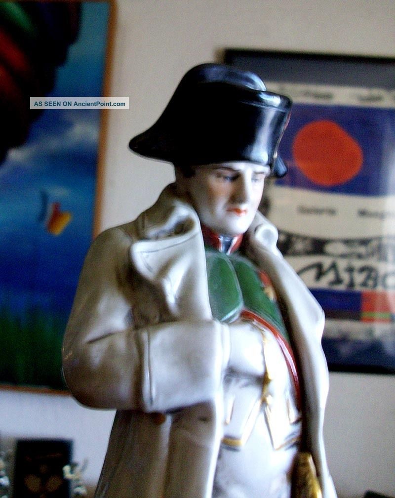 Napoleon Bonaparte So Deep In Thought Amazing Old Scheibe Porcelain Figurine Figurines photo