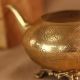 Antique Brass Kettle With Engraved Patterns Metalware photo 2