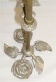 Antique Glove Or Handkerchief Stand / Holder With Gloved Hand Clasps - Estate Metalware photo 3