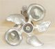 Antique Glove Or Handkerchief Stand / Holder With Gloved Hand Clasps - Estate Metalware photo 4