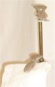 Antique Glove Or Handkerchief Stand / Holder With Gloved Hand Clasps - Estate Metalware photo 5