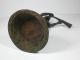 Antique Indian Bronze Figurine Man With Long Horn Gun Metalware photo 6
