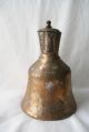 Hand Hammered 1880 ' S Copper/brass Coffee /tea Pot Middle East With Lid Metalware photo 3