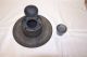 Pewter Inkwell With Quill Holes Metalware photo 2