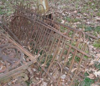 Antique Cast Iron Fence Victorian Style (f 2) photo