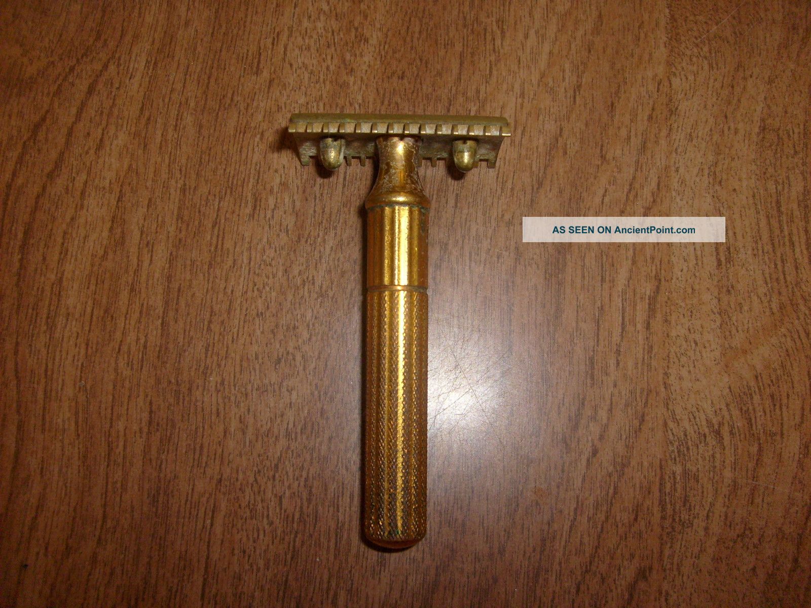 Vintage (old) Art Deco Brass Razor Metalware photo