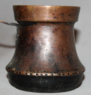 Antique Small Copper Turkish Coffee Pot photo