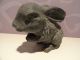 Antique Heavy Metal Rabbit 1900 ' S Lead Zinc Cast Iron Sculpture Figure Figurine Metalware photo 9