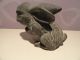Antique Heavy Metal Rabbit 1900 ' S Lead Zinc Cast Iron Sculpture Figure Figurine Metalware photo 4