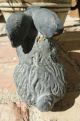 Antique Heavy Metal Rabbit 1900 ' S Lead Zinc Cast Iron Sculpture Figure Figurine Metalware photo 5