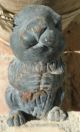 Antique Heavy Metal Rabbit 1900 ' S Lead Zinc Cast Iron Sculpture Figure Figurine Metalware photo 7