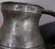 Pair Antique Pewter French Victorian English Pot Belly Tankard Half Pint Measure Metalware photo 6