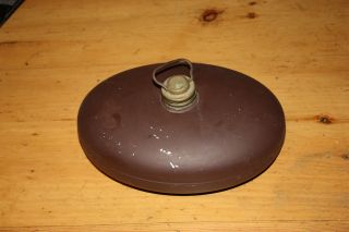 Vintage Tin Bedwarmer Complete And Ready To Use. photo