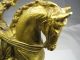 French Solid Brass Figurine Falcon Hunter,  Horse Rider France C1890s Excelt Condn Metalware photo 7