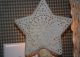 New Night Light♥white♥farmhouse Star♥primitive♥colonial♥starburst Punched Tin Metalware photo 1