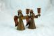 Vintage Copper - Brass Candle Holders - Angels,  Mexico,  5 