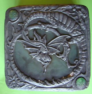 Antique Art Nouveau Box By Alfred Daguet Must See photo