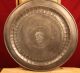 Large Antique Hand Made Pewter Charger K.  Weltzin Adam And Eve 16 