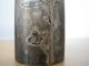 Hollyhock Vase 3668b Sterling On Bronze Heintz 6 Inch Metalware photo 4