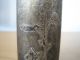 Hollyhock Vase 3668b Sterling On Bronze Heintz 6 Inch Metalware photo 5