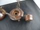 Antique German Copper Ornate Kettle With Burner Base,  Great Patina,  Hand Made Metalware photo 2