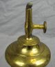 Early Heavy Brass Gardon S.  G.  D.  B.  ? Whale Oil Lamp Metalware photo 5