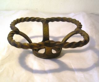 Vintage Antique Iron Industrial Stand A21 photo