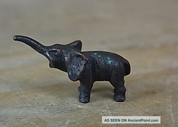 Bf6 Vienna Bronze Figure Elephant Bronze Antique Austria 1900 ' S Metalware photo