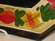 Antique Toleware Hand Painted Tray 12 
