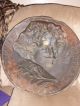 Rare Antique Flemish Artist Anthony Van Dyke Copper Medallian Castle Plaque Metalware photo 2