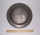 Antique Large English Pewter Charger Tray Plate Early 1800 ' S Metalware photo 1